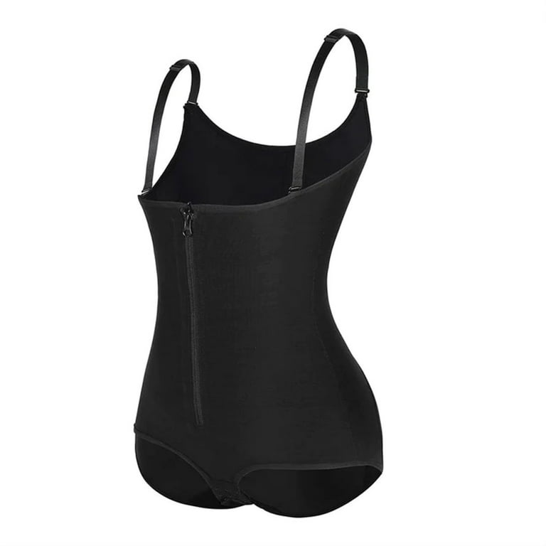 Shapellx Women s Plus Size Zip and Hooks Firm Compression Smooth Slimming Silhouette Body Shaper 6XL Walmart