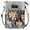 Style 2:Black Grey, variant on Canvas Cute Crossbody Bags for Women Mini Shoulder Handbag Cell Phone Purse Wallet Leaves Pattern Coin Pouch