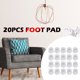 thumbnail image 4 of 20 piezas protectores de suelo de pata de silla de silicona almohadillas antideslizantes para patas de muebles Tmvgtek Libre de BPA, 4 of 5