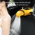 thumbnail image 4 of Vehicle Back Seat Fan USB Rear Seating Fans Seating Ventilation Fans Plastic Mini Summer Interior Electric Air Cooling Equipment Black, 4 of 7