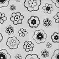 thumbnail image 1 of Ahgly Company Machine Washable Indoor Square Transitional White Smoke Area Rugs, 4' Square, 1 of 7