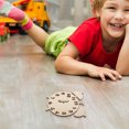 thumbnail image 4 of Phenofice 2 Sets Montessori Learning Clock DIY Clock for Kids Beige Educational for Family Bonding, 4 of 8