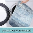 thumbnail image 5 of Bathroom Rugs and Mats Clearance Rvasteizo Living Room Bedroom Flocking Carpet Rug Bathroom Absorbent Non Slip Mats Kitchen Foot Mats Machine Wash Bathroom Rugs for Bedroom Bath Tub And Shower, Blue, 5 of 5