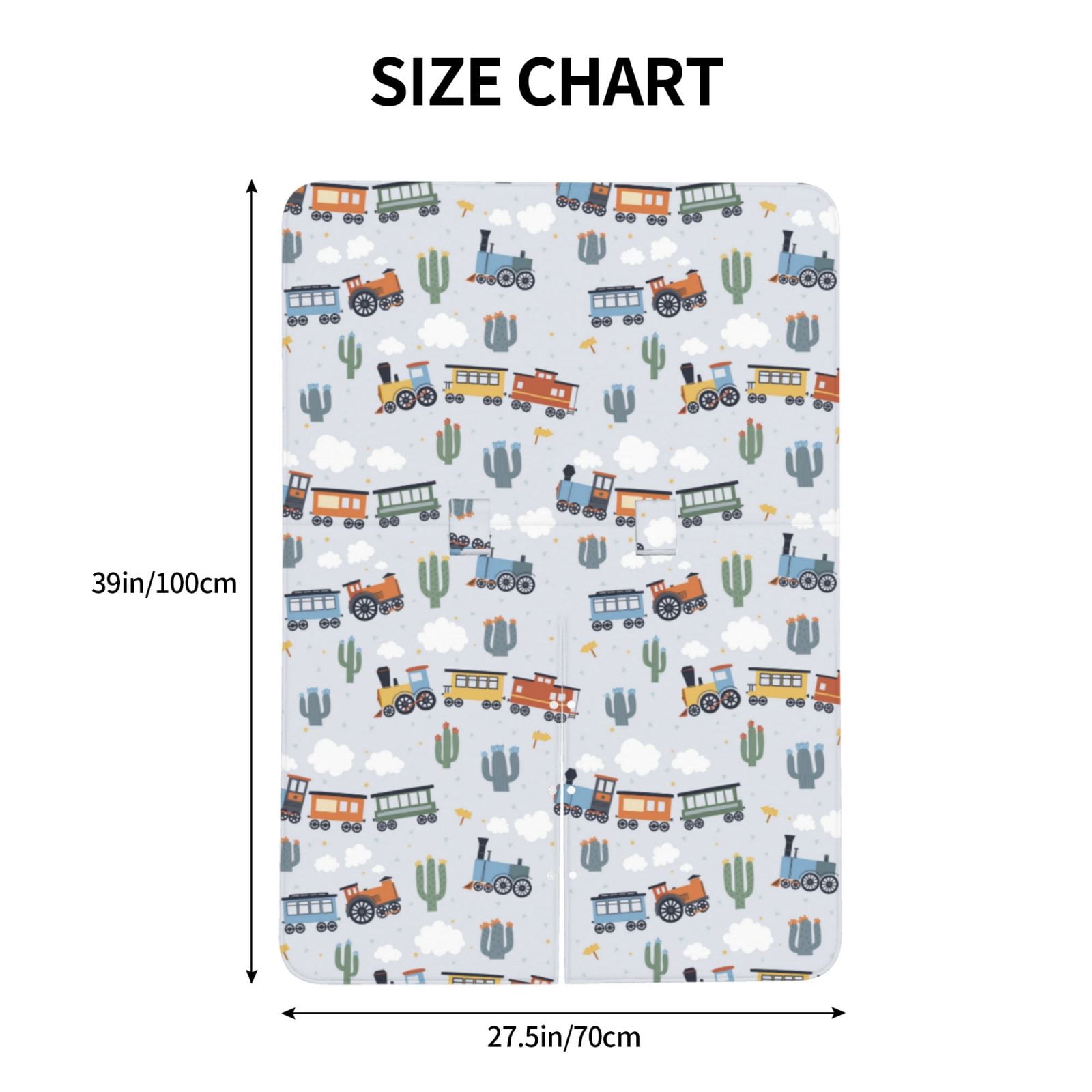 Naloa Trains And Cactuse Baby Car Seat Cover, Breathable Baby Carrier Cover, Multiuse Baby Carrier Cover & Nursing Breastfeeding Cover