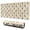 Corgi Scarf Heart, variant on 35.4x15.7 Inch Gaming Mouse Pad, Non-Slip Stitched Rubber Desk Mat for Desktop & Laptop,Corgi Pose Heart Beige Pattern