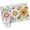 White Light Yellow, variant on Round Rug 5Ft Washable Non-Slip, Vintage Daisy Floral Circle Area Rugs for Living Room Bedroom, Spring Flowers Botanical Leaves Rustic Indoor Floor Mats Carpet Runner for Home Decor Aesthetic