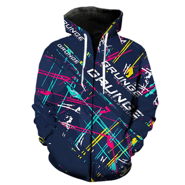 Sudadera con capucha y cremallera para hombre, unisex, de gran tamaño, con diseño de mariposa de dibujos animados, para adolescentes, ropa de calle informal de primavera, con capucha, chaquetas, sudad