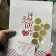 thumbnail image 4 of Valentine's Scratch Off Advent 14 Things I Love About You Stationery Cards And Envelopes Set Floral, 4 of 5