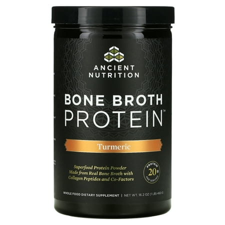 Ancient Nutrition, Bone Broth Protein, Turmeric, 20 Servings