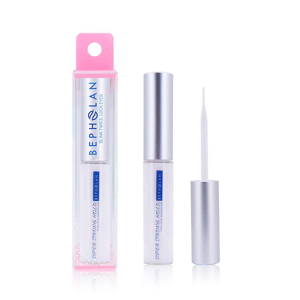 BEPHOLAN Eyelash Glue, Super Strong Hold for False Eyelashes, Lash Glue