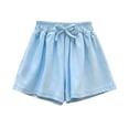 thumbnail image 5 of hoksml Boys Girls Cotton Back to School Shorts Elastic Waist Casual Playwear Shorts with Pockets, 5 of 6