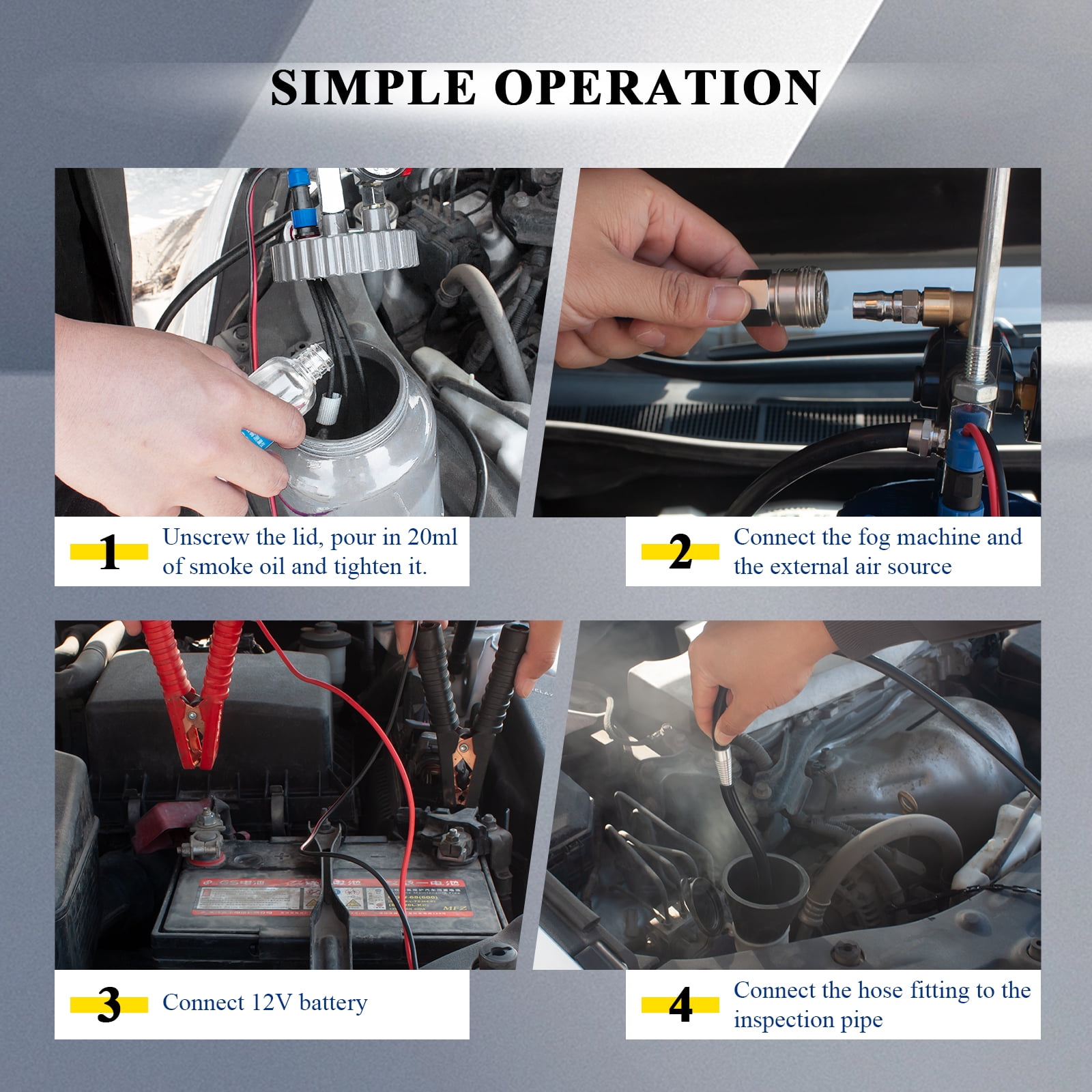 Evap Smoke Machine Car Fuel Leak Detectrs, Diagnostic, Automotive Fuel –  AutoMaximizer