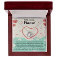 thumbnail image 4 of To My Fiancee  Lots of Love And Kisses Infinity Knot Necklace Message Card, 4 of 17