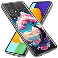 thumbnail image 2 of MUNDAZE Samsung Galaxy A20 Shockproof Clear Hybrid Protective Phone Case Kawaii Manga Pink Cherry Blossom Japanese Sky Floral Ocean Cover, 2 of 5