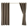 thumbnail image 2 of Waterproof Outdoor Gazebo Patio Curtains Thermal Insulation Blackout Curtains for Living Room and Kitchen,52*72 Inches (132X182Cm) One Curtain, 2 of 6