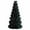 Dark Green, variant on CozyFiel 9‑Layer Folded Paper Christmas Tree, Pleated 3D Paper Tabletop Tree for Home Mantel Shelf Seasonal Party Display Decor