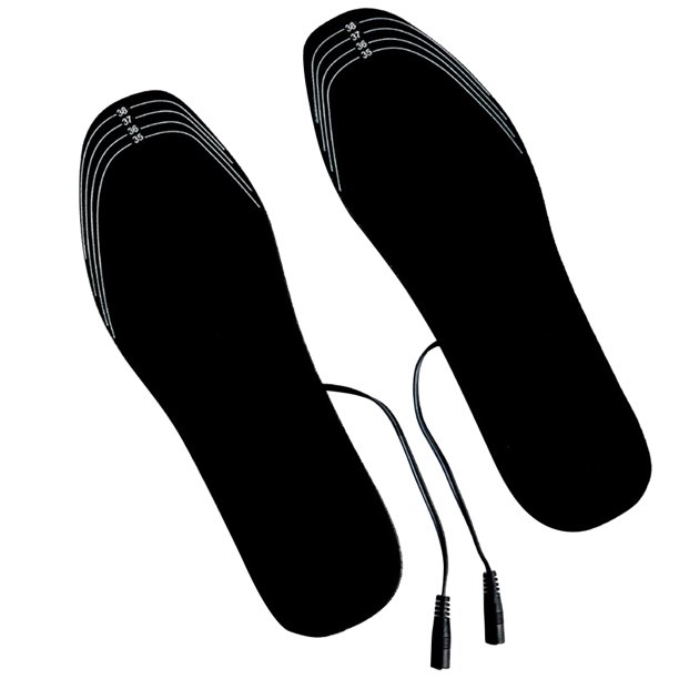 Plantillas eléctricas calentadas por USB WDOplteas 2 uds para zapatos lavable 35-40 USB