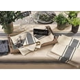 thumbnail image 5 of Fennco Styles Aulaire Banded Design 100% Cotton Table Runner, 5 of 6