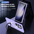thumbnail image 6 of Allytechgrouop Rugged Phone Case for Samsung Galaxy S25 Ultra with Screen Protector – Full Body Galaxy S25 Ultra Case Cover with Ring Kickstand, MagSafe Compatible Design, Lightpurple, 6 of 6