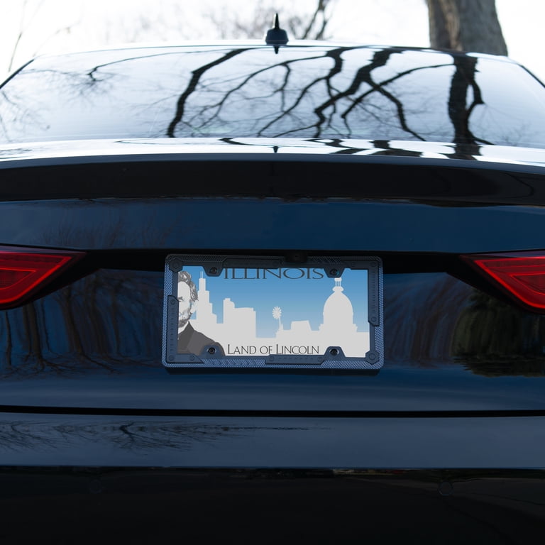 Auto Drive Aluminum Carbon Fiber Tactical License Plate Frame photo 8