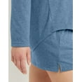 thumbnail image 4 of Hanes Originals Women's Tri-Blend Relaxed T-Shirt with Long Sleeves, Sizes XS-2XL, 4 of 5