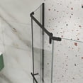 thumbnail image 5 of Pivot shower door, with 1/4" tempered glass , 34.75 in. x 72 in. Frameless Neo-Angle Pivot Shower Enclosure in Chrome., 5 of 11