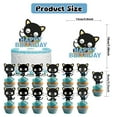 thumbnail image 4 of 32-Piece For Chococat Cartoon-Themed Party Decoration Set – Includes Banner, Cake Topper, 12 Cupcake Toppers, and 18 Balloons for Festive Celebrations, 4 of 4