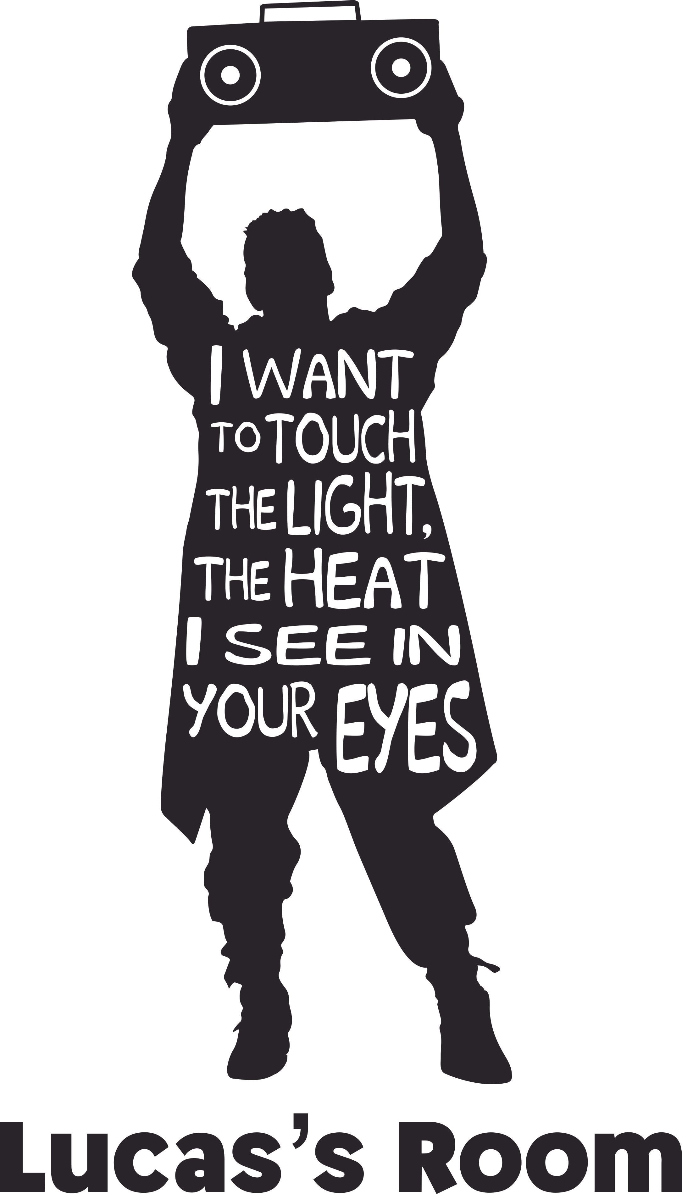 I Want To Touch The Light Lyrics Customized Wall Decal Custom Vinyl Wall Art Personalized Name Baby Girls Boys Kids Bedroom Wall Decal Room Decor Wall Stickers Decoration Size i want to touch the light lyrics customized wall decal custom vinyl wall art personalized name baby girls boys kids bedroom wall decal room decor wall stickers decoration size