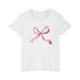 thumbnail image 4 of SGFCWSX Girls Short Sleeve T Shirts, Kids Graphic Tees Summer Oversized Casual Tops White Size 3-4 Years, 4 of 8