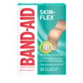 thumbnail image 1 of Band-Aid Brand Skin-Flex Adhesive Bandages, 24-hour Hold, All One Size, 25 Count, 1 of 4