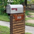 thumbnail image 2 of Designocracy MA98140-18 18 in. Cow Wooden Custom House Number Sign Decor, 2 of 6