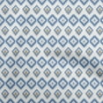 thumbnail image 1 of oneOone Cotton Cambric Medium Blue Fabric Ikat Sewing Material Print Fabric By The Yard 56 Inch Wide, 1 of 6