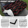thumbnail image 6 of Whosucclay Cherries Golf Cart Seat Cover, Breathable Golf Cart Seat Protector Thickened Non-Fading Golf Cart Cover for More 2 Person Seats, 6 of 7
