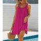 thumbnail image 2 of Vestido tipo túnica con cuello redondo,Vestido tipo túnica sin mangas de verano para mujer de talla grande Vestido sin mangas plisado para mujer Diseñado con precisión, 2 of 7