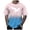 Pink, variant on TrendOFT T Shirts for Man Gradient Eagle Graphic Printed Short Sleeve Crew Neck Casual Loose Soft Daily Fashion Men's Shirts Green XXXL