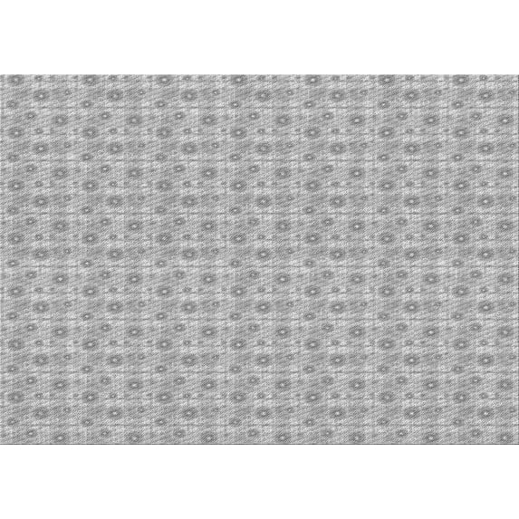Ahgly Company Machine Washable Indoor Rectangle Transitional Platinum Silver Gray Area Rugs, 3' x 5'