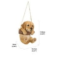 thumbnail image 3 of Hi-Line Gift 12” Golden Retriever Puppy Garden Statue, Durable, 3 of 6