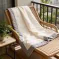 thumbnail image 5 of Deeceymbur Washable Solid Color Summer Quilt Lightweight Comforter Breathable Bedding for Dorm 59x78 Inch, 5 of 6