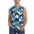 thumbnail image 6 of Daiia Sea Turtle Life Printed Men's Tank Tops,Casual Soft Sleeveless Gym Muscle Shirts Bodybuilding Tee-Small, 6 of 8
