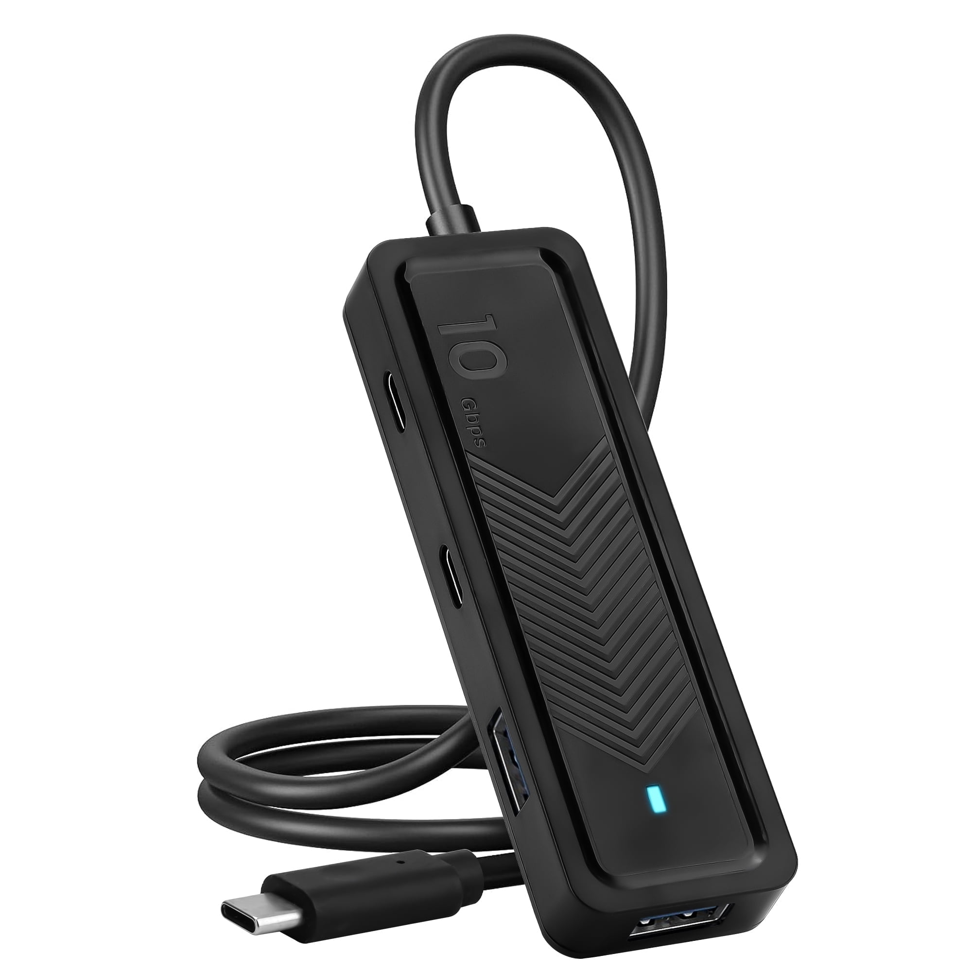Hub USB-C 3 En 1 Supercompacto - HDMI 4K@60Hz, USB-A 10Gbps, Carga 100W, Compatible Con MacBook, IPhone, Etc.