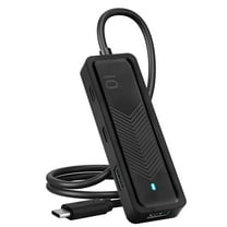 EEEkit USB C Hub 6 in 1 Adapter with 2 USB 3.2 & 2 USB-C SD/TF Card Reader for Laptop Keyboard