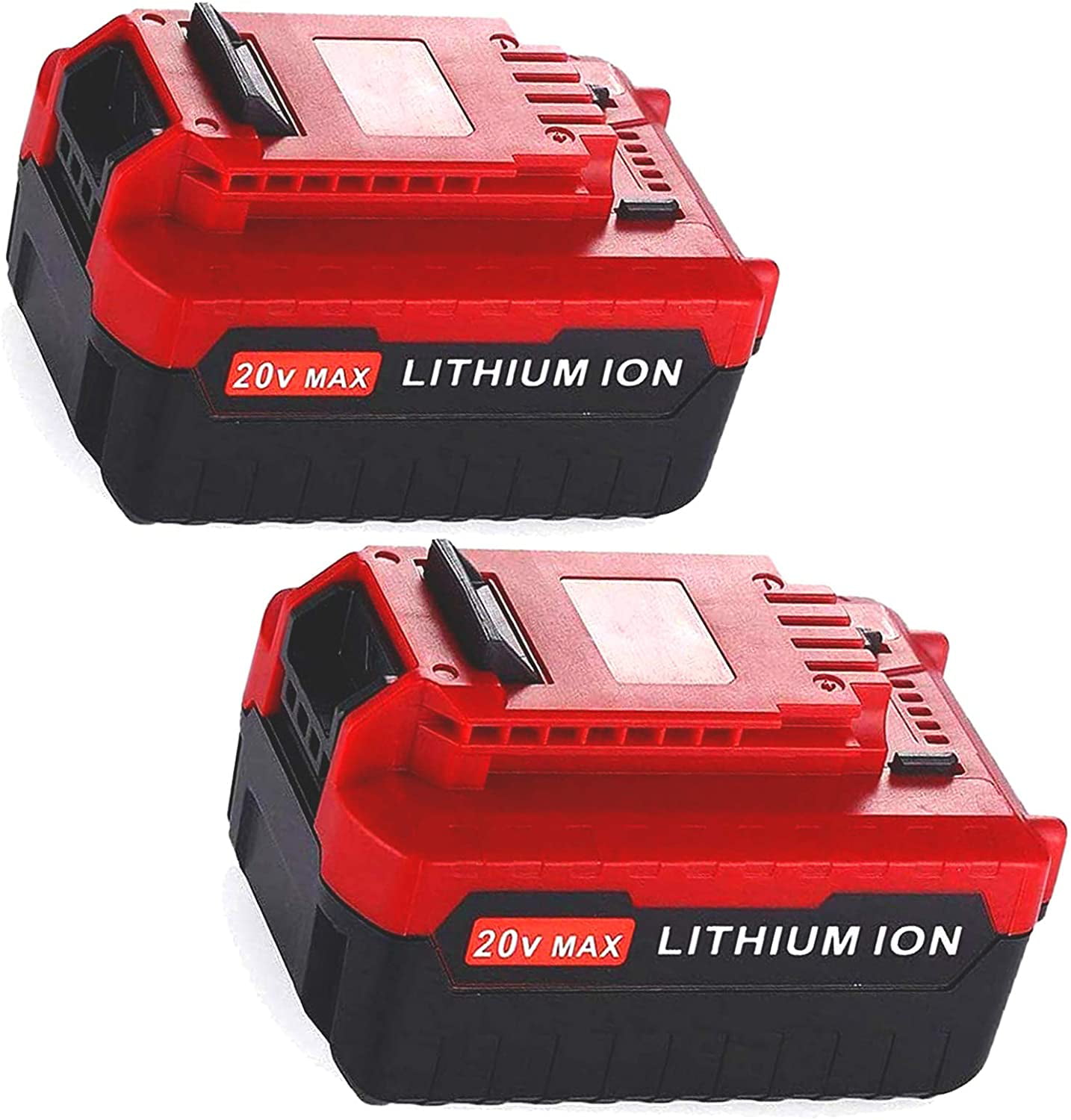 Upgraded 2 Pack 6000Ah 20V MAX Lithium Replacement Battery for Porter Cable 20v Lithium Battery PCC685L PCC680L 20 Volts Batteries. 