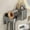 Gray #0, variant on Vaidha Hair Dryer Storage Rack Without Punching Hair Dryer Hanging Rack Bathroom Wind Duct Bracket Wall Mounted Bathroom Storage Tool