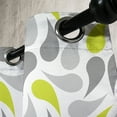 thumbnail image 3 of Ambesonne Geometric Grommet Curtain, Abstract Paisley, 50" x 108", Yellow Green Grey White, 3 of 6