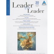Leader to Leader: Leader to Leader (Ltl), Volume 57, Summer 2010 (Series #57) (Paperback)