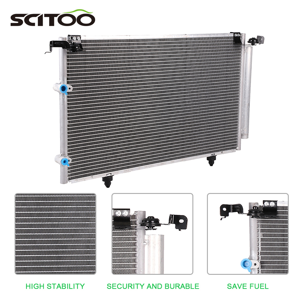 SCITOO AC A/C Condenser Compatible with 2002 2003 2004 2005 2006 for TOYOTA Camry for LEXUS ES300 AC3113