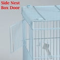 thumbnail image 5 of Lot of 4 LARGE 31" x 11" x 15.5"H Stackable Breeding Breeder Flight Bird Quail Cages with Center Dividers Side Nesting Box Doors for Budgies Aviaries Canaries Lovebirds Finches Parakeets, 5 of 8
