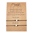 thumbnail image 1 of Pulsera de corazón a juego, pulseras de amistad para parejas, regalo para madre e hija, el mejor amigo para mujeres y niñas TUNC Sencillez, 1 of 5