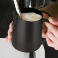 thumbnail image 3 of Jarra Para Espumar Leche, Jarra De Café, Acero Inoxidable, 450 Ml, Para Café Con Leche, Accesorios Para El Hogar,, 3 of 8