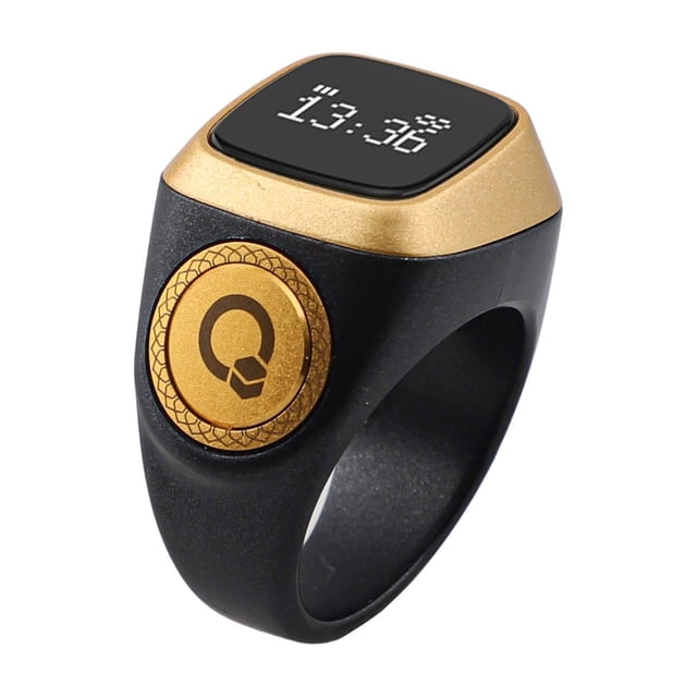 Anillo IQibla Smart Zikr: contador digital impermeable y recordatorio de vibración
